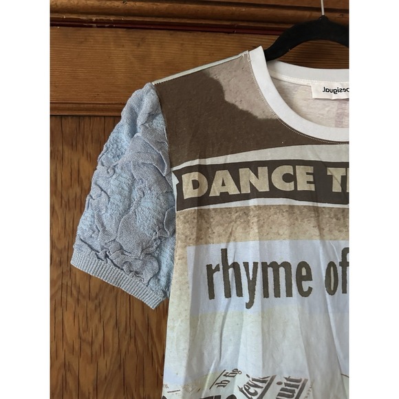 Desigual Women's Top Euro Y2k Print Size M - Picture 2 of 4